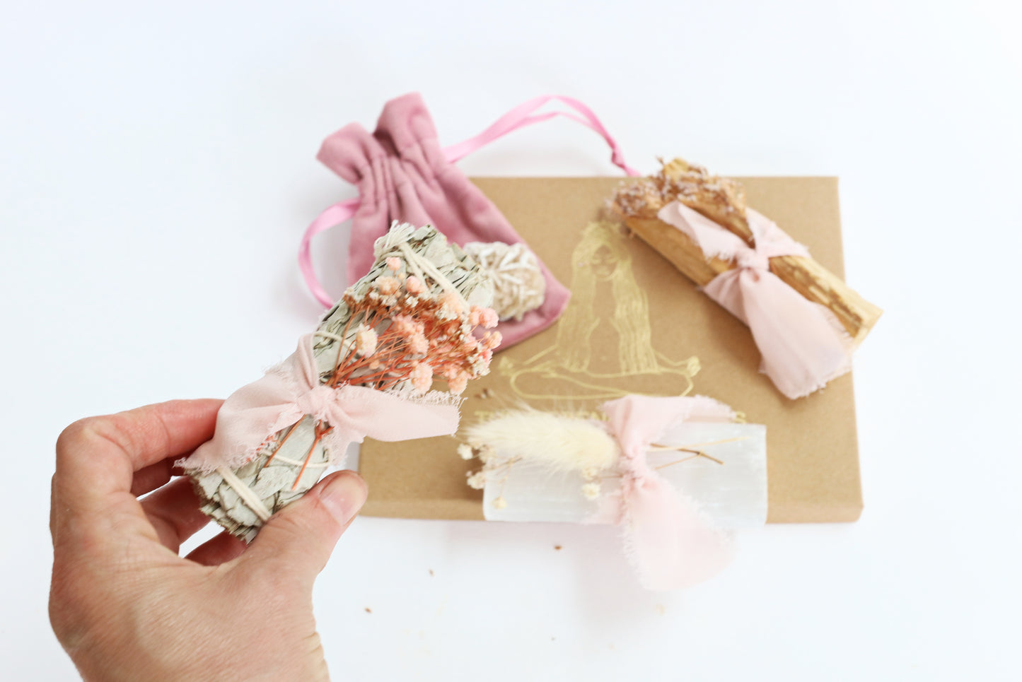 Energy Cleansing Ritual Kit with Crystals