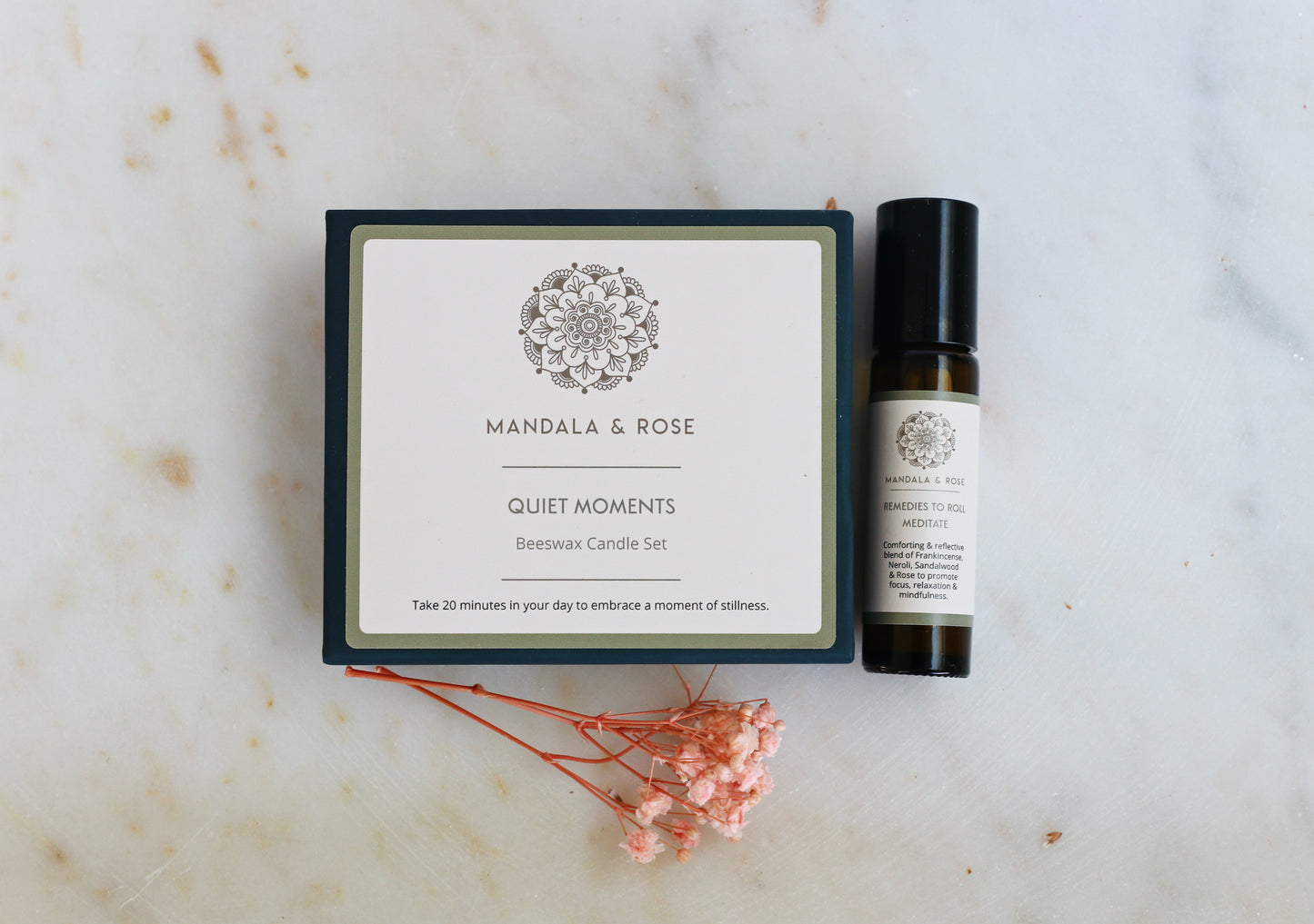 Quiet Moments Beeswax Candle Set