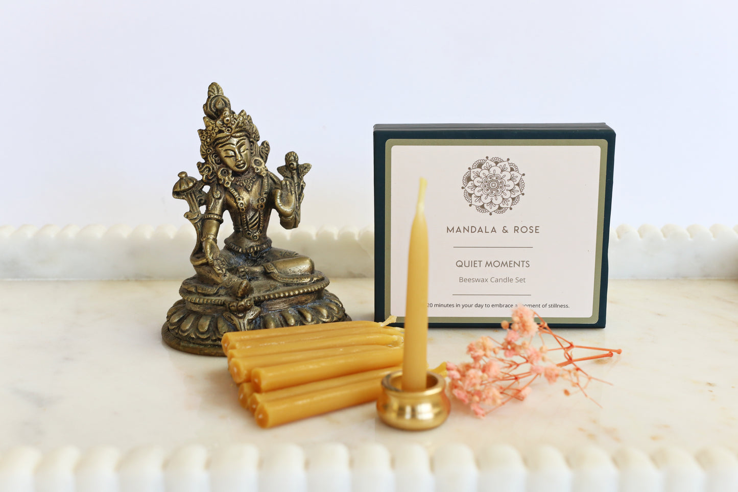 Quiet Moments Beeswax Candle Set