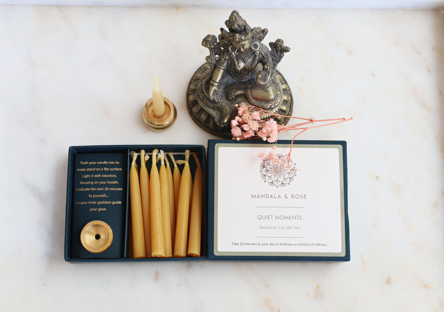 Quiet Moments Beeswax Candle Set