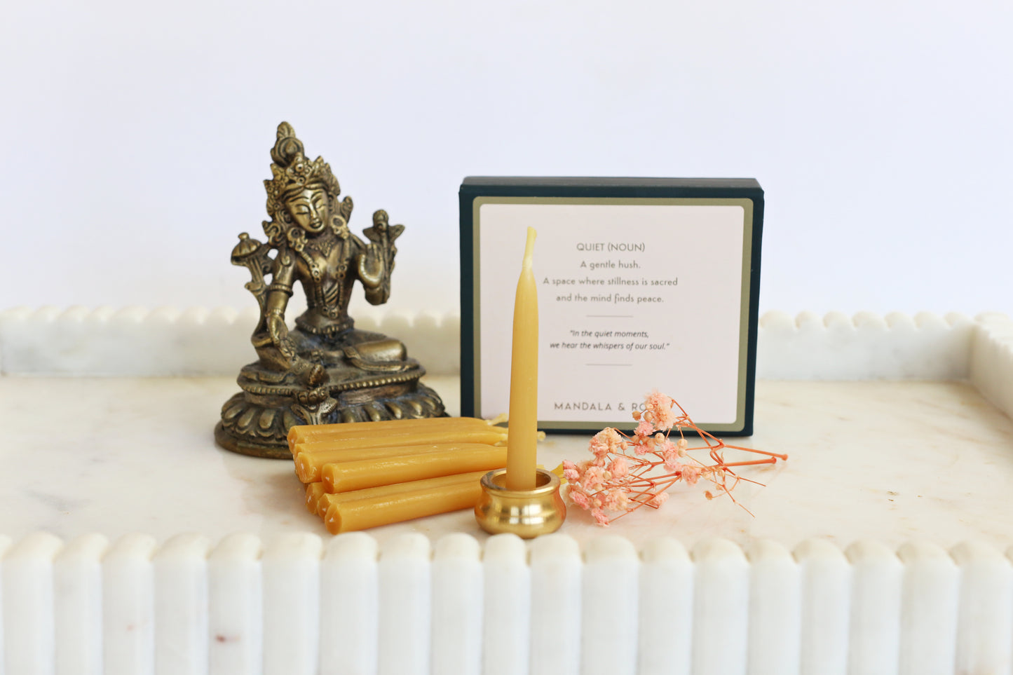 Quiet Moments Beeswax Candle Set