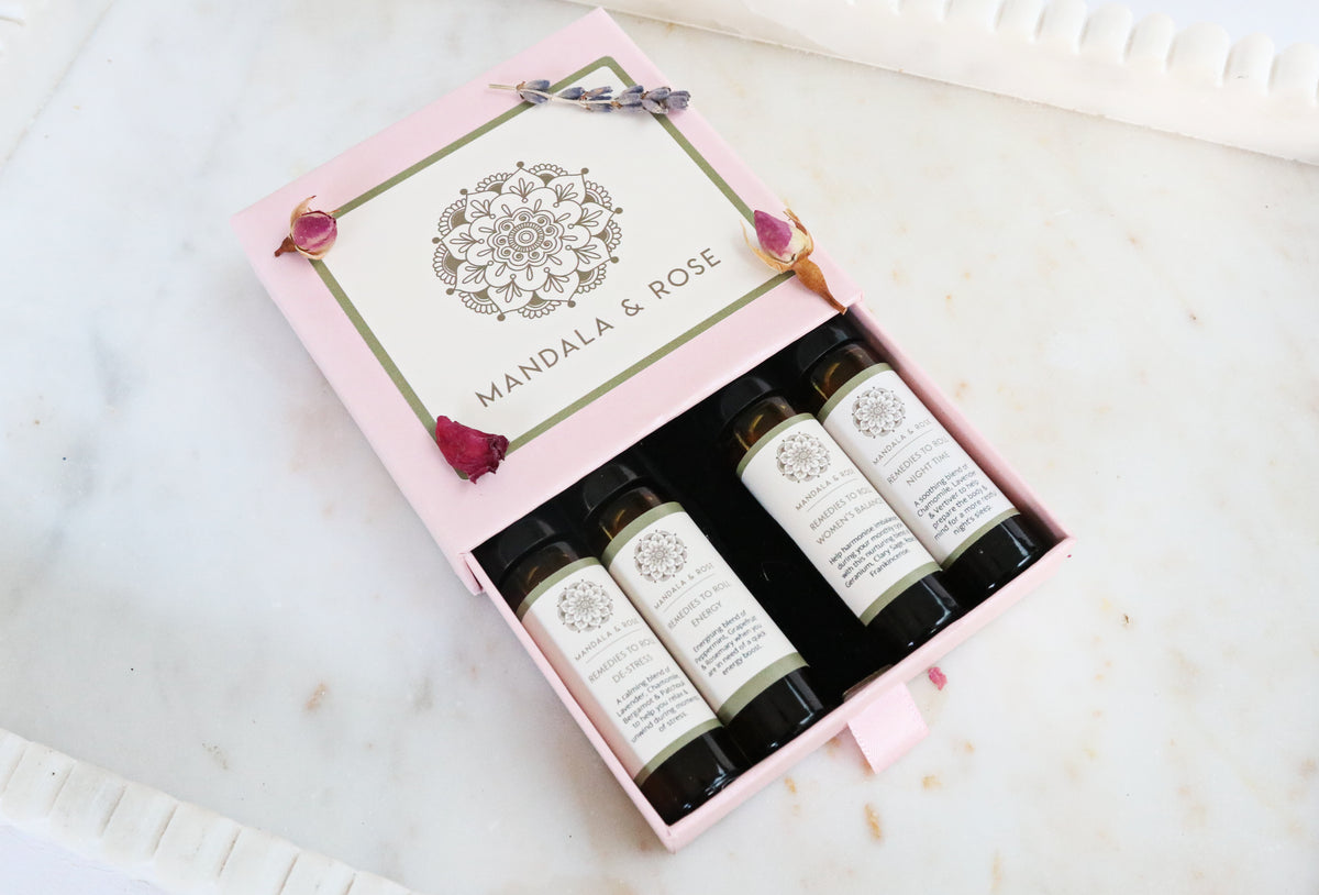 Mandala & Rose Roller Gift Set