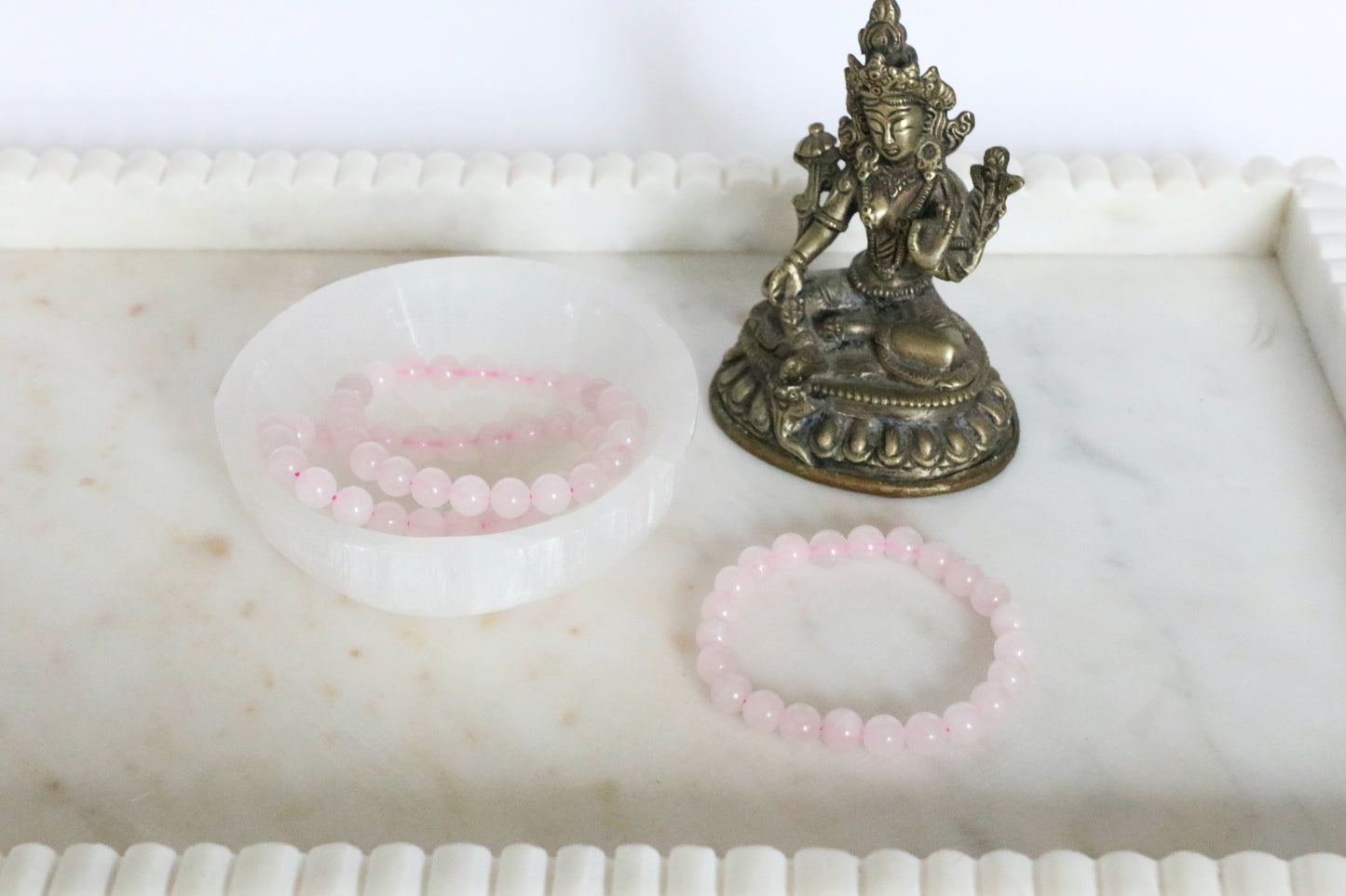 Rose Quartz Gemstone Bracelet