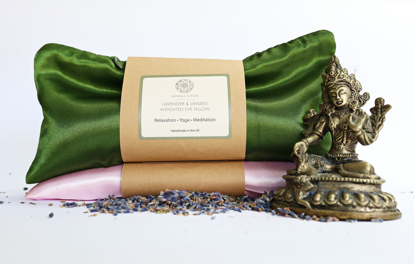 Weighted Linseed & Lavender Eye Pillow - Soft Pink