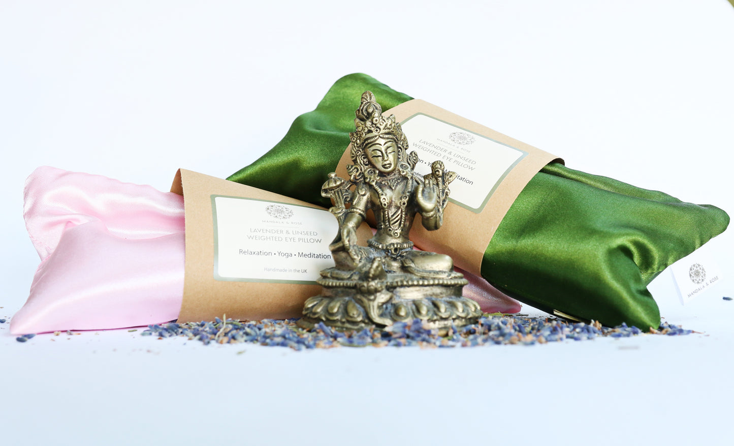 Weighted Linseed & Lavender Eye Pillow - Soft Pink