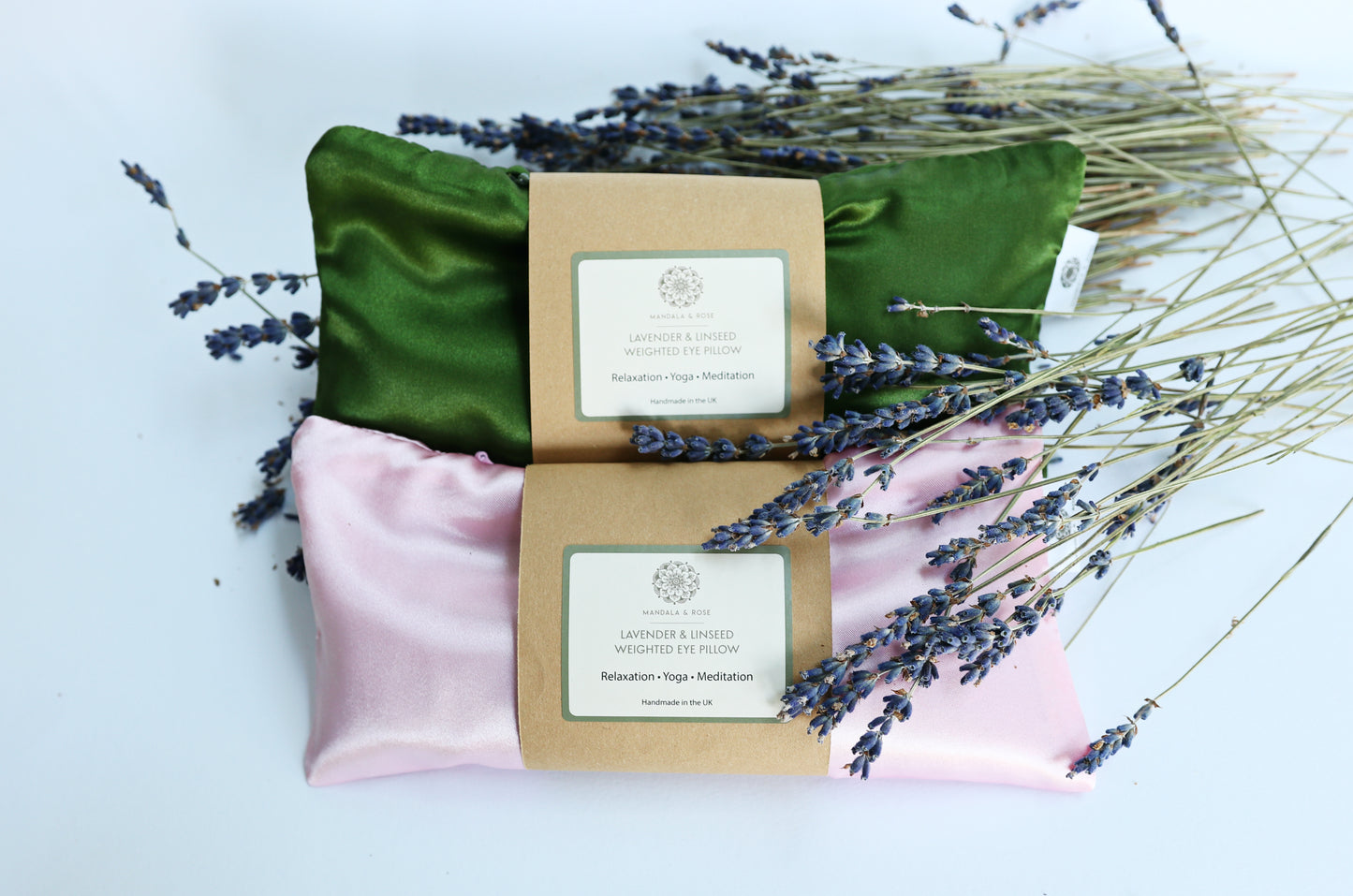 Weighted Linseed & Lavender Eye Pillow - Soft Pink