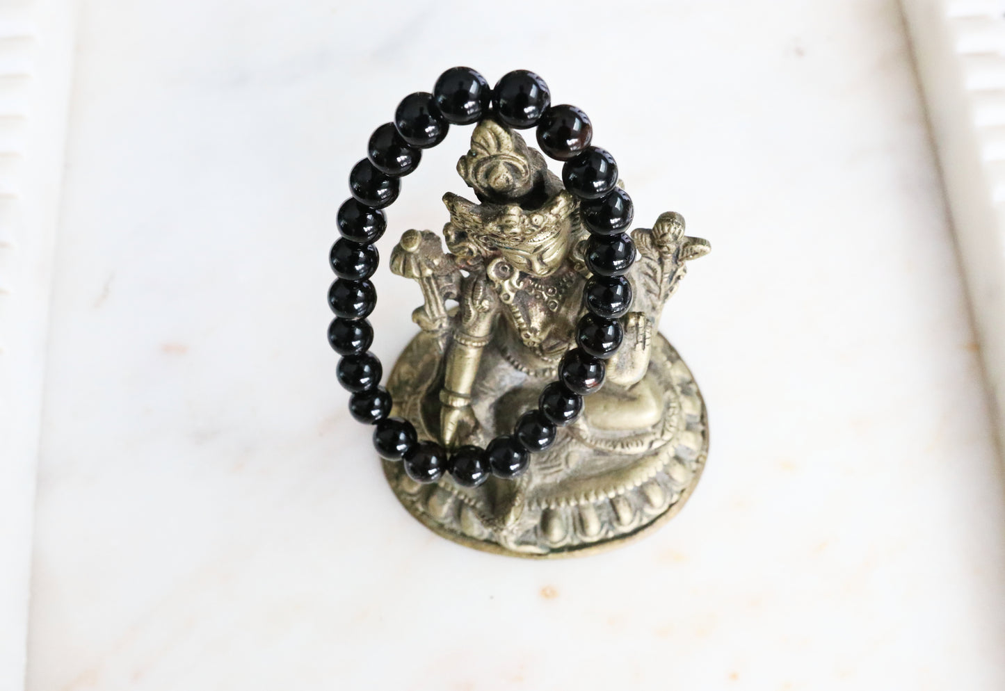 Black Agate Gemstone Bracelet