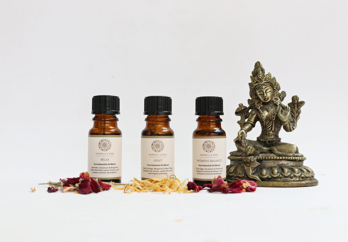 Essential Oil Blend Trio In Gift Bag