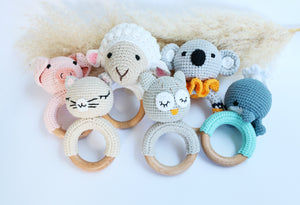 Handmade Crochet Rattles