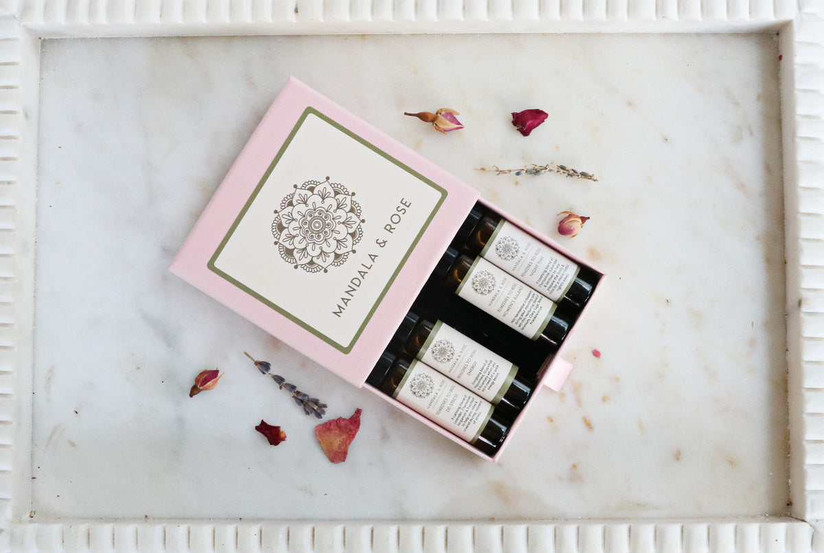 Mandala & Rose Roller Gift Set