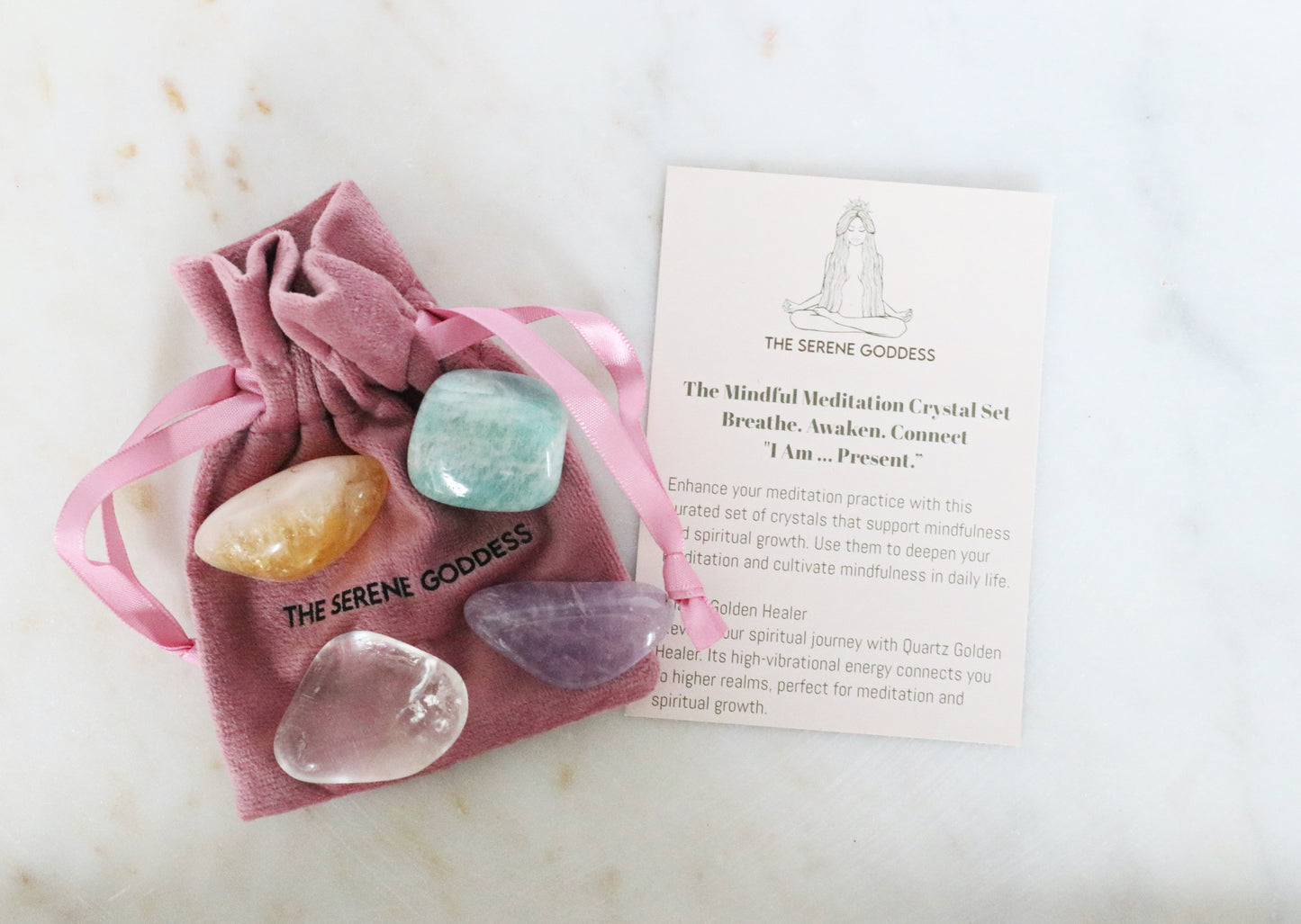 Mindful Meditation Crystal Set