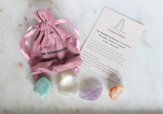 Mindful Meditation Crystal Set