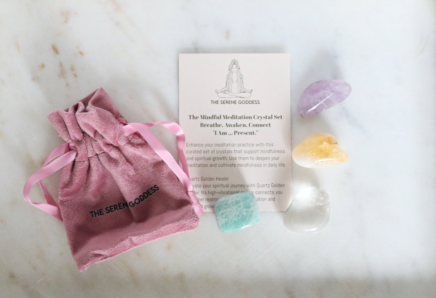 Mindful Meditation Crystal Set