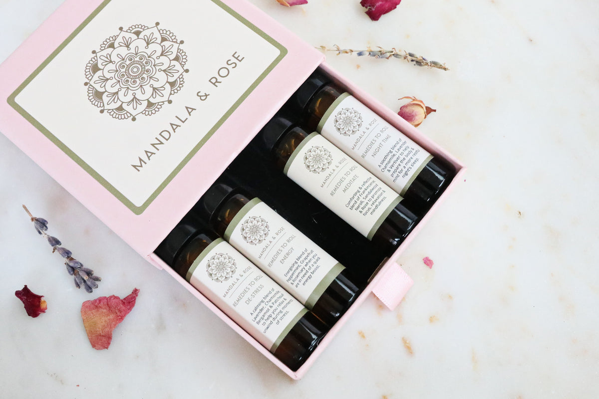 Mandala & Rose Roller Gift Set