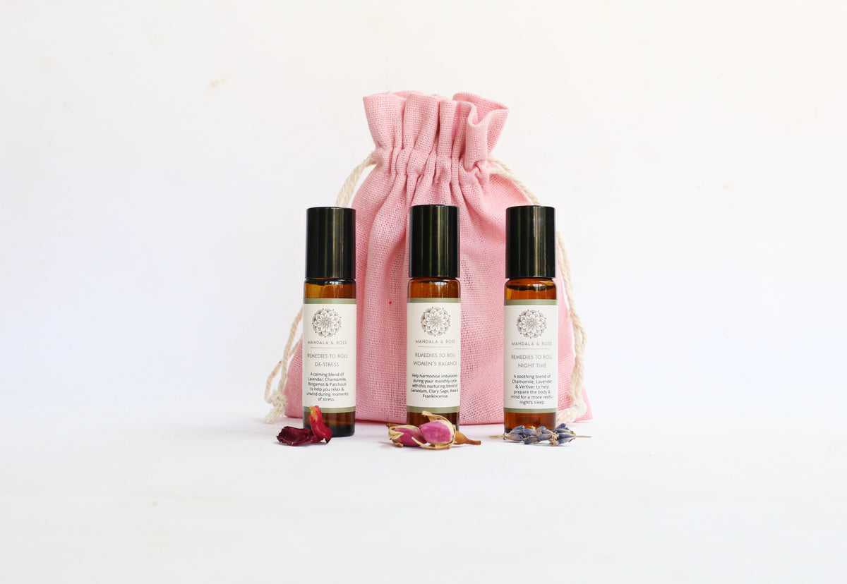 Mandala & Rose Roller Trio