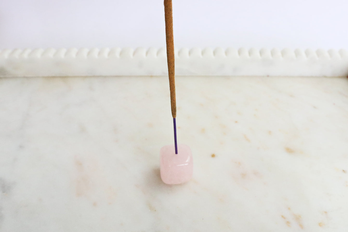 Rose Quartz Incense Holder