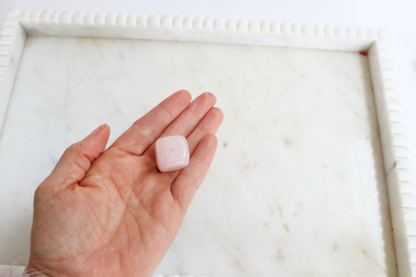 Rose Quartz Incense Holder