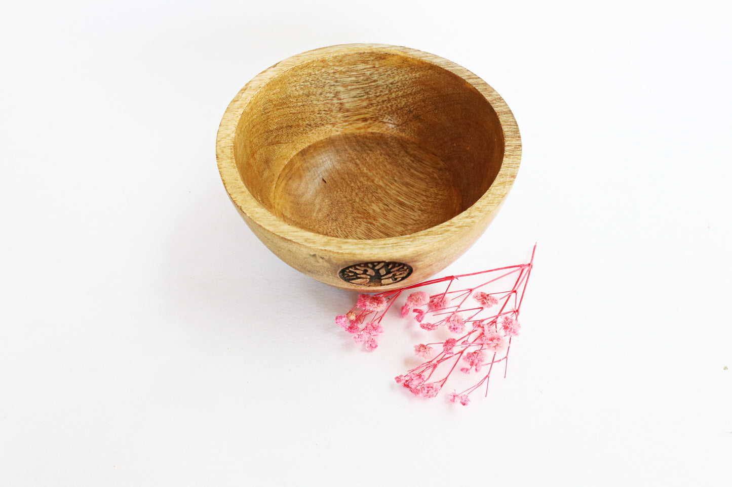 Tree of Life Wooden Smudge &amp; Offering Bowl
