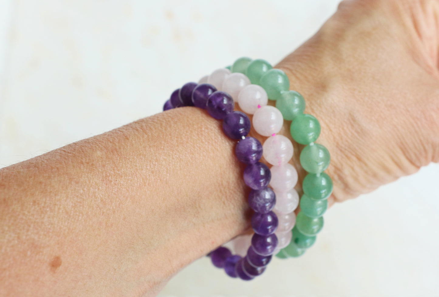 Healing Crystal Bracelet Set