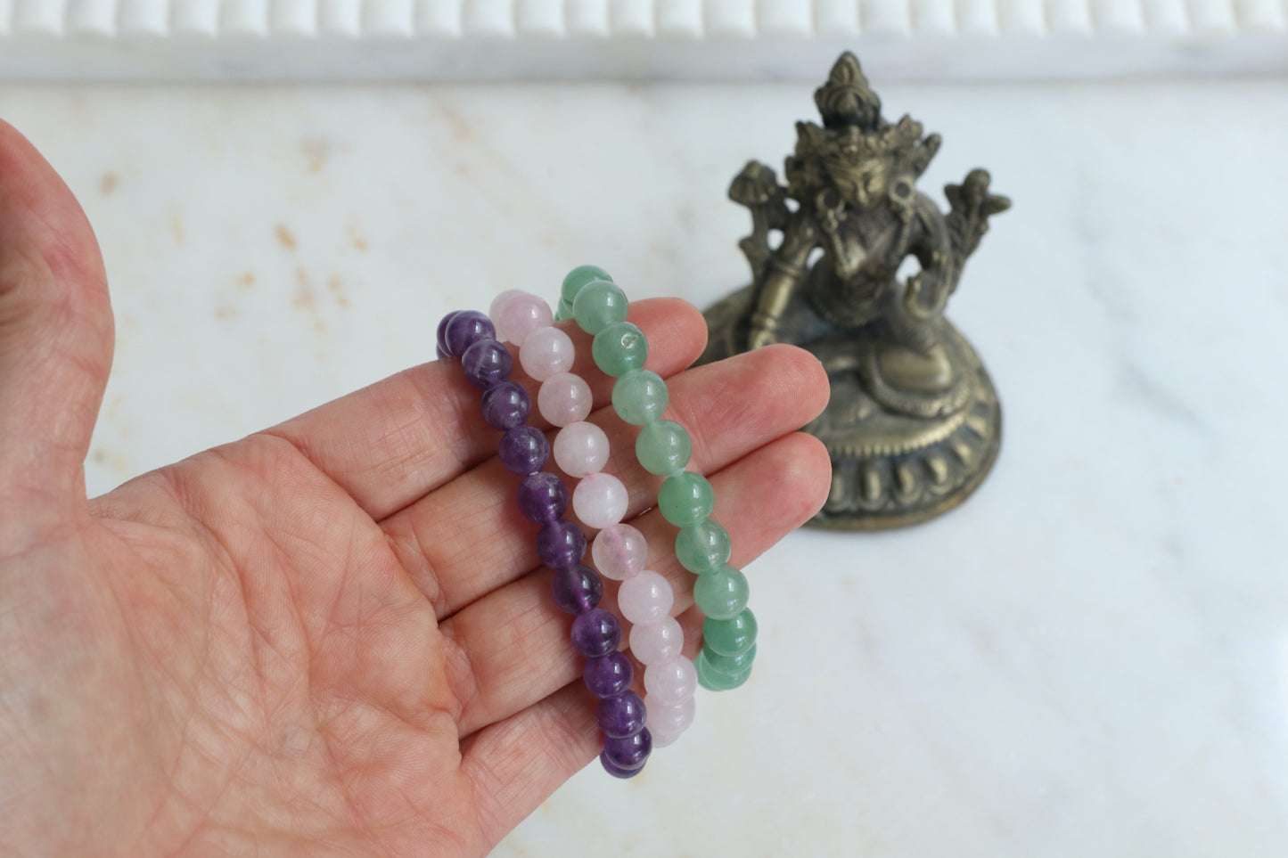 Healing Crystal Bracelet Set